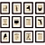 American motifs on linen set 3D model small image 1