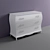 Serenissima White Chest of Drawers 3D model small image 1