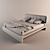 Wadi Contemporary Bed: Sleek & Stylish 3D model small image 2