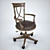 Classic Style Computer Chair 3D model small image 1