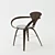 Elegant Cherner Chair 3D model small image 1