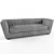 Modern 3D Sofa with Textures 3D model small image 1