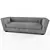 Modern 3D Sofa with Textures 3D model small image 2