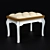 Classic Style Pouffe 3D model small image 1