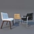 Bontempi Casa Kuga Chair 3D model small image 1