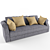Rubens: Luxurious Textured Sofa 3D model small image 1