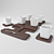 Espresso Set: Aesthetic Elegance 3D model small image 1