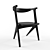 Cafe Chairs: Stylish Seating 3D model small image 1