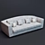 Sleek & Stylish Modern Sofa 3D model small image 1