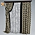 Bedroom Bliss: Stylish Curtain 3D model small image 1