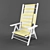 Foldable Outdoor Chair 3D model small image 1