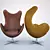 Elegant Comfort Chair 3D model small image 1