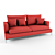 Stylish Simena Sofa: Maximum Comfort 3D model small image 1