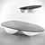 Modern Elegance: ARCHIPEL Oval Coffee Table 3D model small image 1