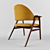 Vintage Teak Armchair: Mid Century Elegance 3D model small image 2