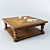 Solid Wood Coffee Table 3D model small image 1