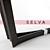 Modern Selva Console with Chrome Accents 3D model small image 3