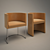 Modern Italian Armchairs: COURT-CO11 and CO13 3D model small image 1
