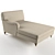 Elegant Cambridge Sofa 3D model small image 1