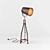 Modern Metal Floor Lamp 3D model small image 1