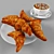 Morning Indulgence: Cup and Croissant 3D model small image 1