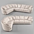 Luxury Turri Milo Sofa 3D model small image 1