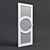 Elegant LEVIA N02 Door 3D model small image 1