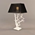 Elegant Ceramic Table Lamp 3D model small image 1