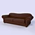 Keoma Dania: Elegant Italian Sofa 3D model small image 1