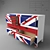 British Flag Dresser 3D model small image 2