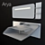 Arya Bandini Vanity Set 3D model small image 1