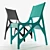 Geometric Mono Chair 3D model small image 1
