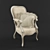 Elegant Savio Firmino Armchair 3D model small image 1