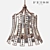 Glamourous Feiss-Light Soros Chandelier 3D model small image 1