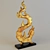 Golden Dragon Statue 3D model small image 1