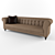 Rustic Charm: Vintage Chester Sofa 3D model small image 1