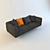 Modern Textured Sofa: B&B Michel 3D model small image 1