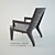 Designer Christian Liaigre Armchair 3D model small image 2