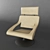 Elegant and Compact DS255 Chair 3D model small image 1