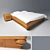 Custom Design Bed | DWG, MAX, FBX Formats 3D model small image 1