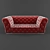 Classic Chinese Sofa 3D model small image 2