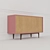 Mid-Century Danish Dresser 3D model small image 2