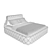 Luxury Continental Bed: SMANIA 3D model small image 2