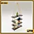 Rustic Rope Shelf: Organize Décor & Essentials 3D model small image 1