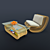 ErgoSeat: Custom Chair & Table 3D model small image 1