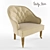 Comfy Provence Chair 3D model small image 1