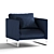 Sleek Comfort: Saba Livingston Chair 3D model small image 1