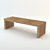 Elegant Bench for Indoor and Outdoor Spaces 3D model small image 1