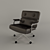 ErgoComfort Armchair: The Perfect Office Seating 3D model small image 1