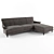 Classic English Sofa by SCP 3D model small image 1